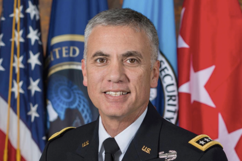 Nakasone is a four-star general in the United States Army who serves as the commander of United States Cyber Command and concurrently as director of the National Security Agency and chief of the Central Security Service. 
