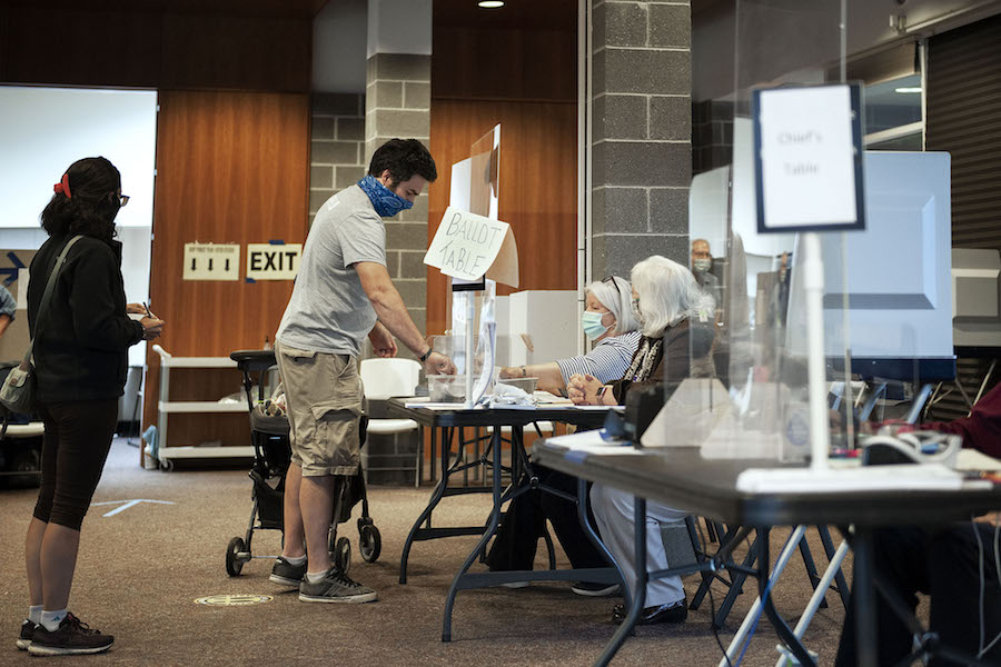 Increasingly voters have had the option to vote early, or vote by mail. Kyle Kondik expects both options to keep growing. (Photo by Ziniu Chen, University Communications)